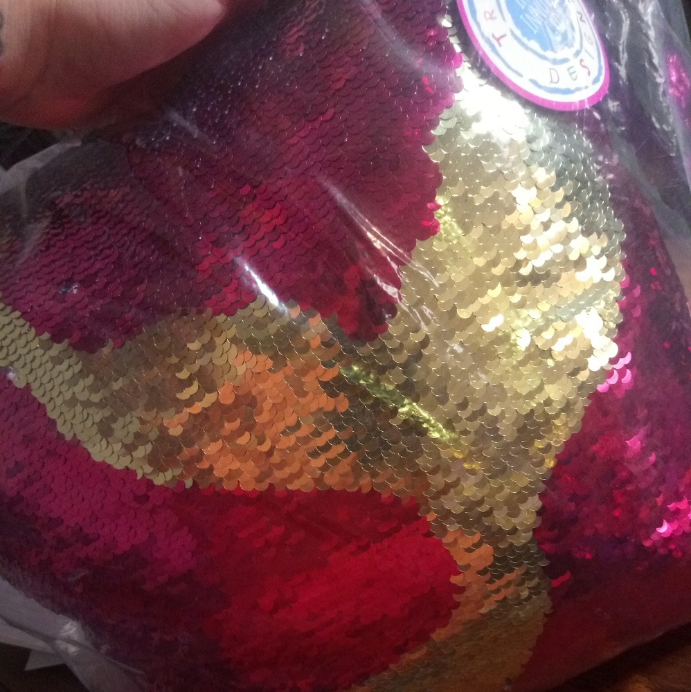 Sequin Color Changing Mermaid Pillow